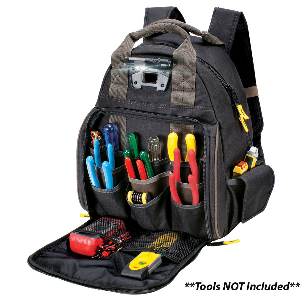 CLC L255 Tech Gear Lighted Backpack [L255] Brand_CLC Work Gear Electrical Electrical | Tools MAP