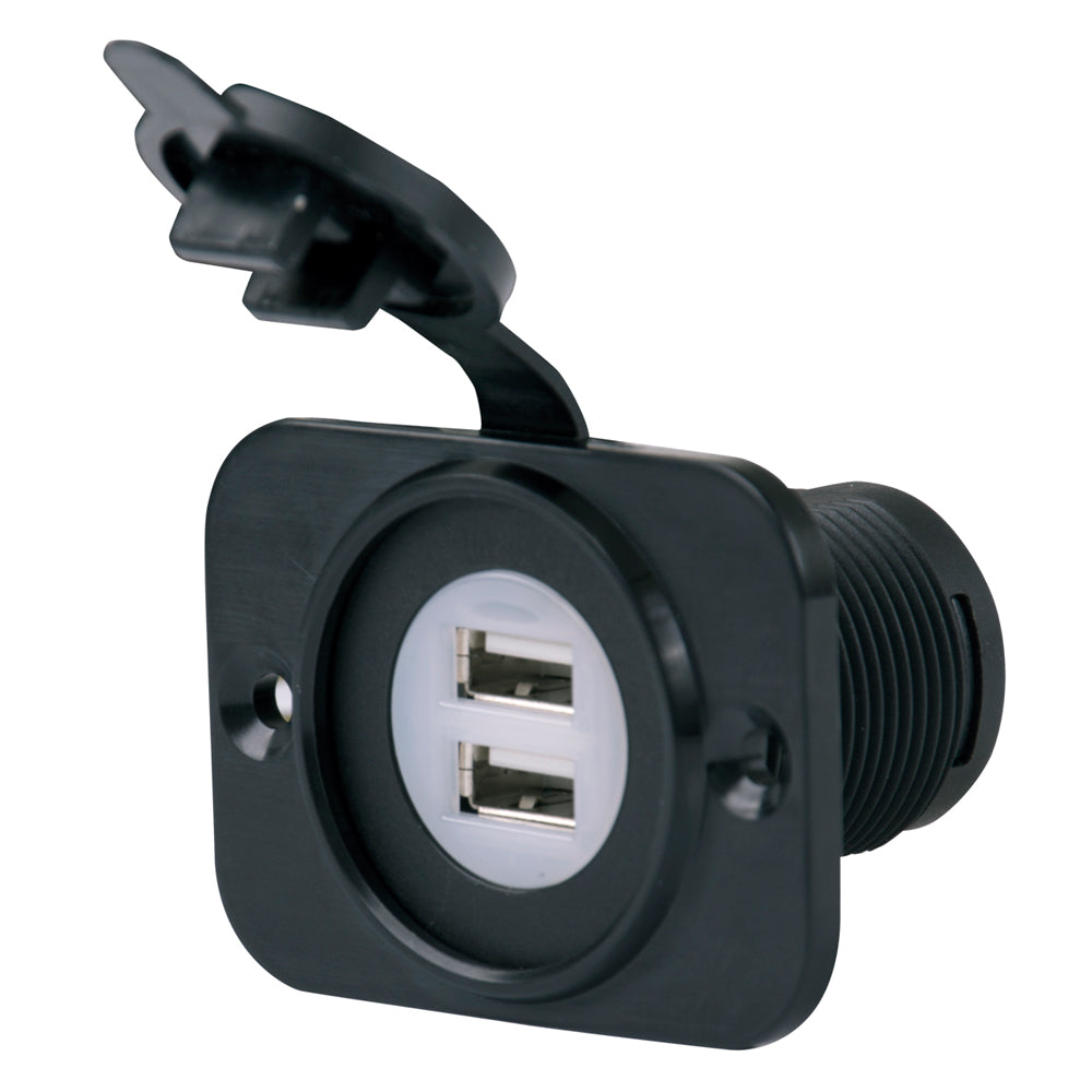 Marinco SeaLink Deluxe Dual USB Charger Receptacle [12VDUSB] 1st Class Eligible Brand_Marinco Electrical Electrical | Accessories