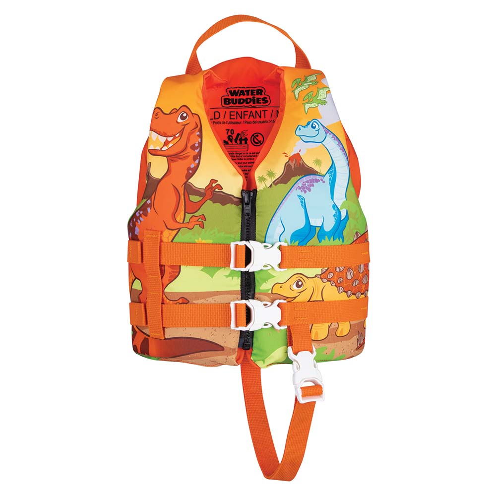 Full Throttle Water Buddies Life Vest - Child 30-50lbs - Dinosaurs [104300-200-001-15] Brand_Full Throttle Marine Safety Marine Safety | Personal Flotation Devices