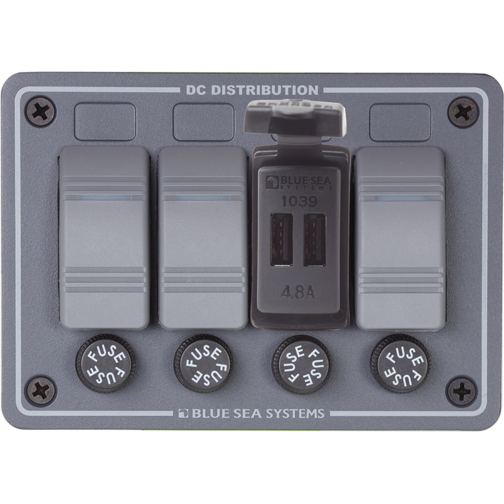 Blue Sea Dual USB Charger - 24V Contura Mount [1039] 1st Class Eligible Brand_Blue Sea Systems Electrical Electrical | Accessories