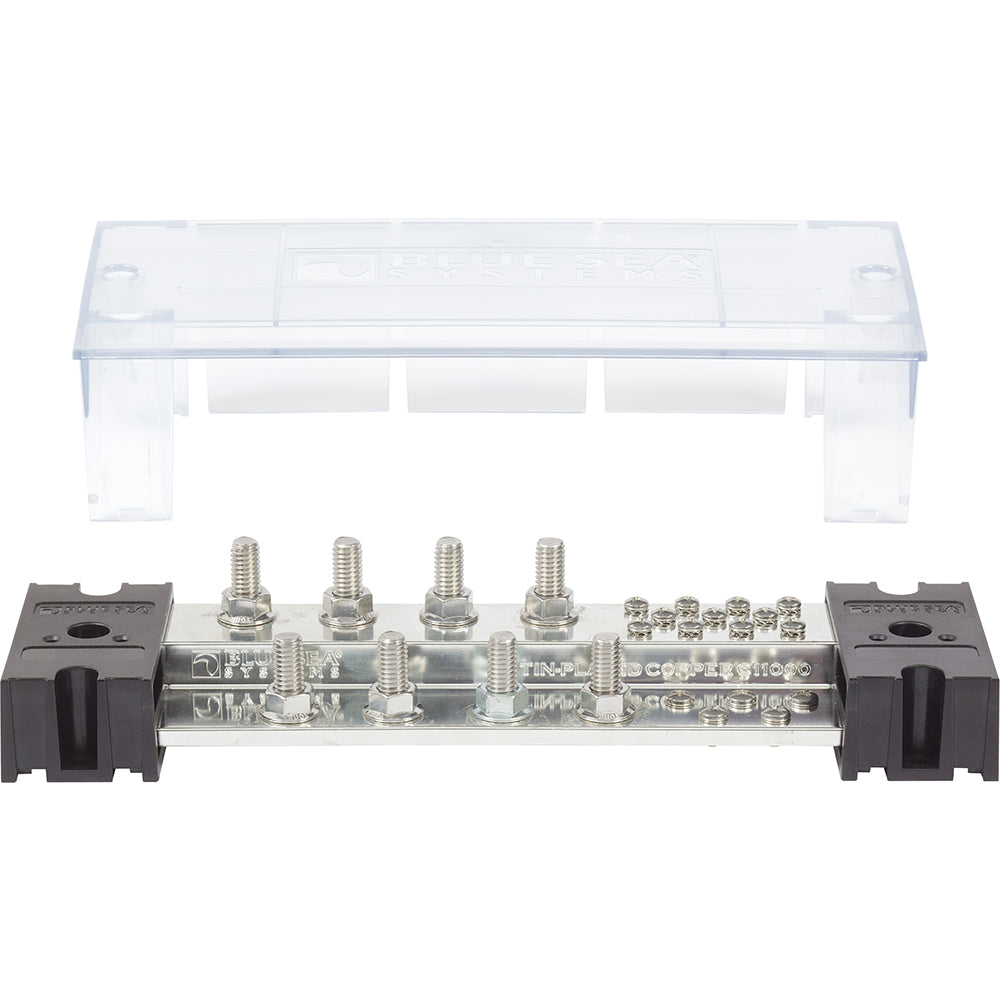 Blue Sea PowerBar 1000 - 8 3/8" Terminal Studs w/Cover [1990] Brand_Blue Sea Systems Connectors & Insulators Electrical Electrical | Busbars