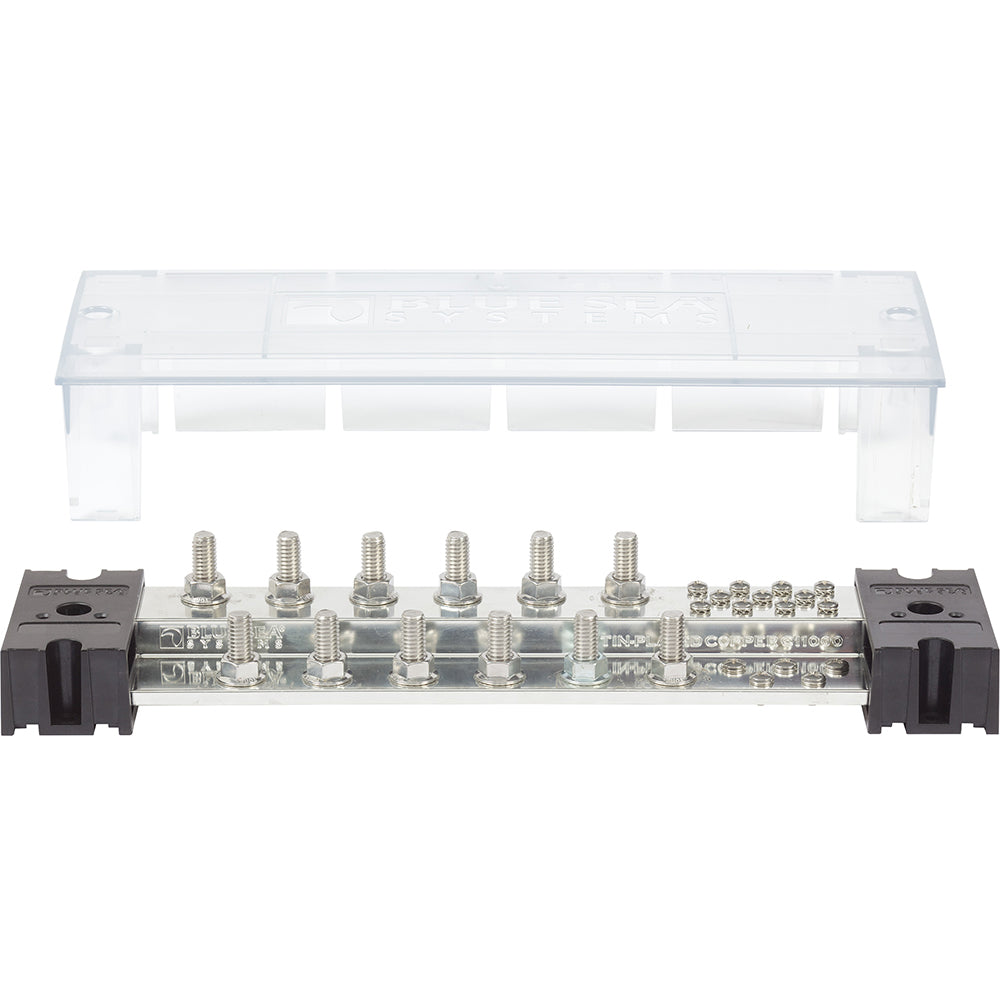 Blue Sea PowerBar 1000 - 12 3/8" Terminal Studs w/Cover [1991] Brand_Blue Sea Systems Connectors & Insulators Electrical Electrical | Busbars