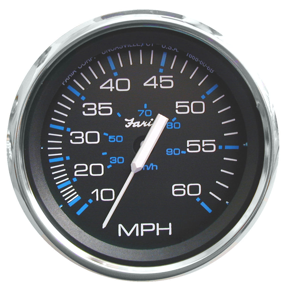 Faria Chesapeake Black 4" Speedometer - 60MPH (Pitot) [33704] Boat Outfitting Boat Outfitting | Gauges Brand_Faria Beede Instruments Marine Navigation & Instruments Marine Navigation & Instruments | Gauges