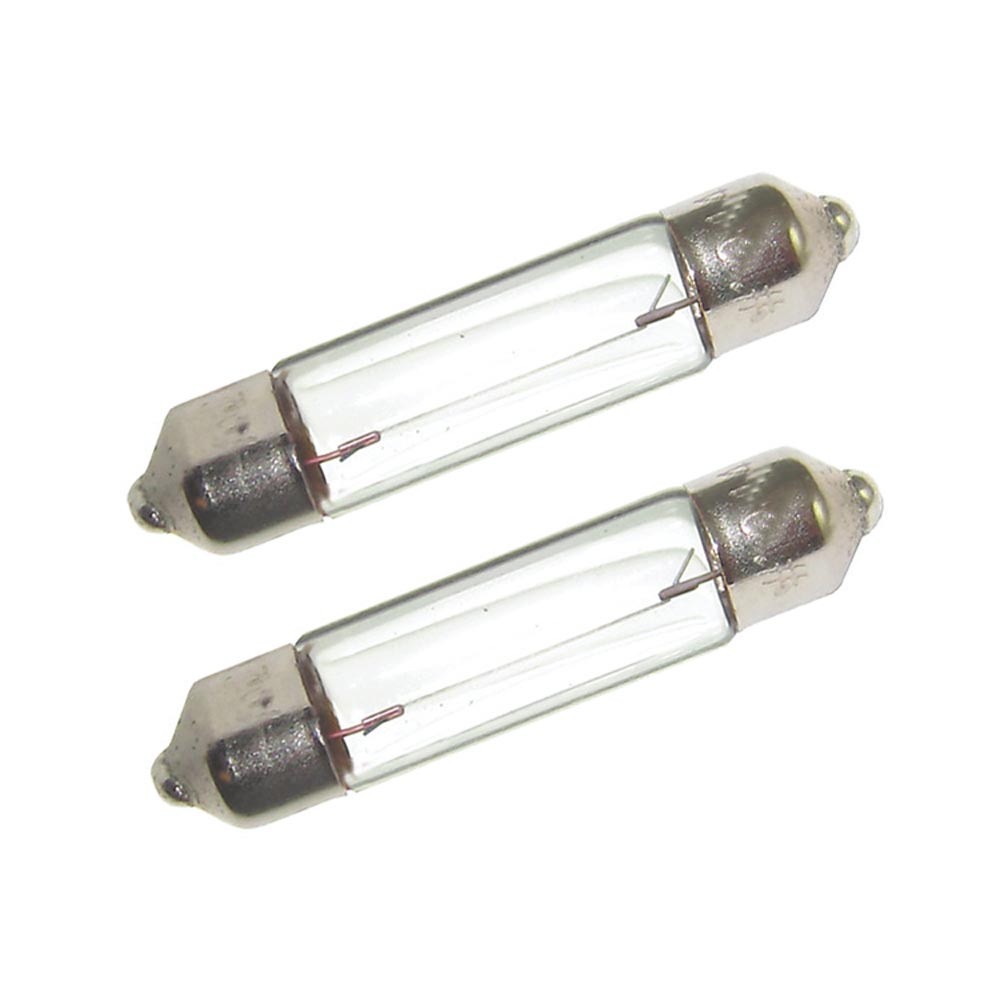 Perko Double Ended Festoon Bulbs - 24V, 10W, .40A - Pair [0072DP1CLR] 1st Class Eligible Brand_Perko Lighting Lighting | Bulbs
