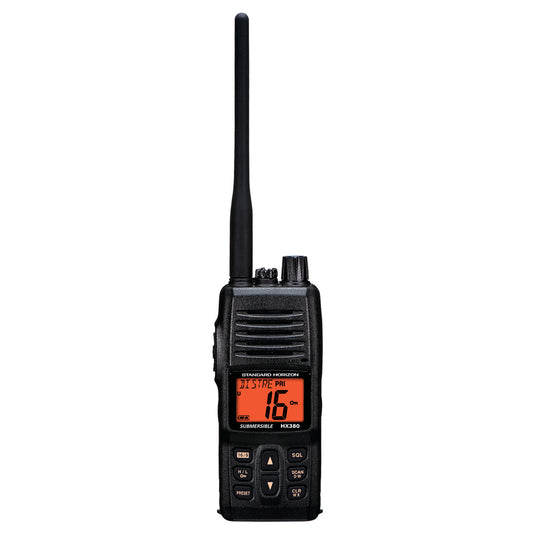 Standard Horizon HX380 5W Commercial Grade Submersible IPX-7 Handheld VHF Radio w/LMR Channels [HX380] Brand_Standard Horizon Communication Communication | VHF - Handheld Paddlesports Paddlesports | VHF - Handheld