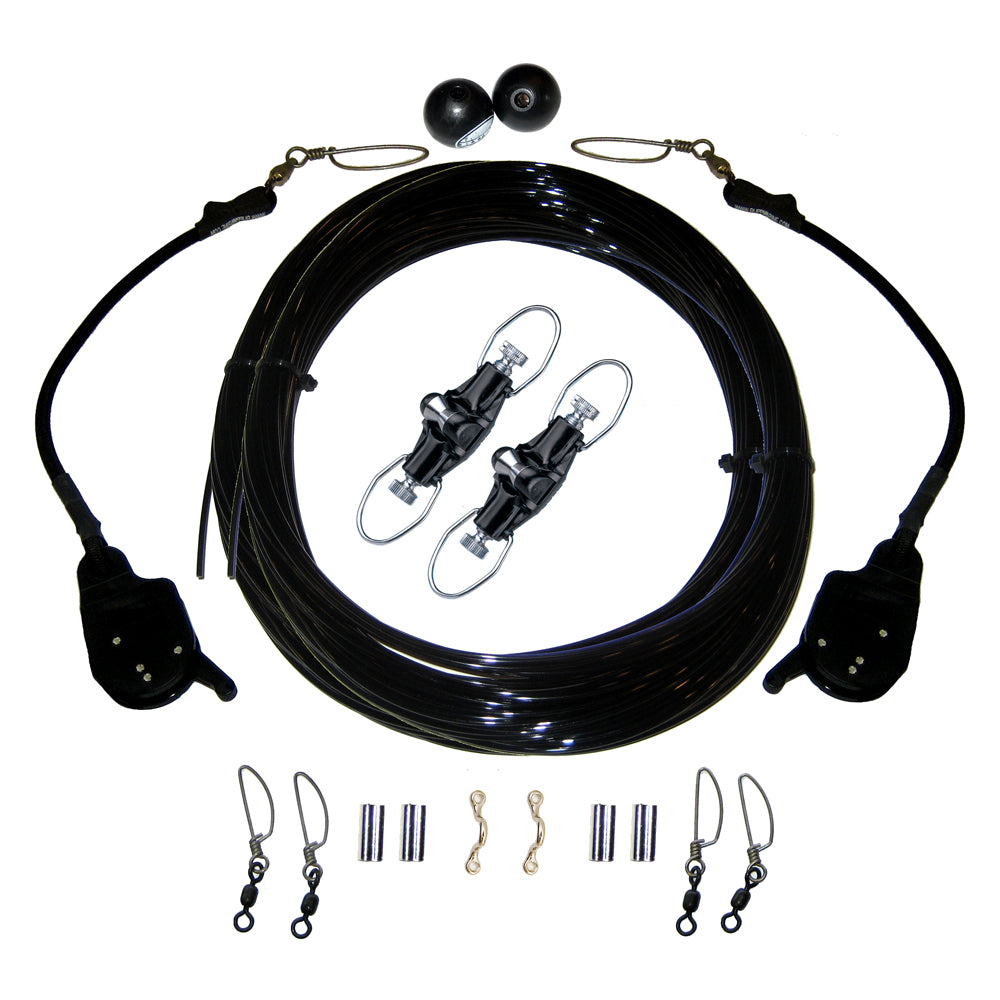 Rupp Single Rigging Kit W/Lok-Ups & Nok-Outs - 160' Black Mono [CA-0172-MO] Brand_Rupp Marine Hunting & Fishing Hunting & Fishing | Outrigger Accessories