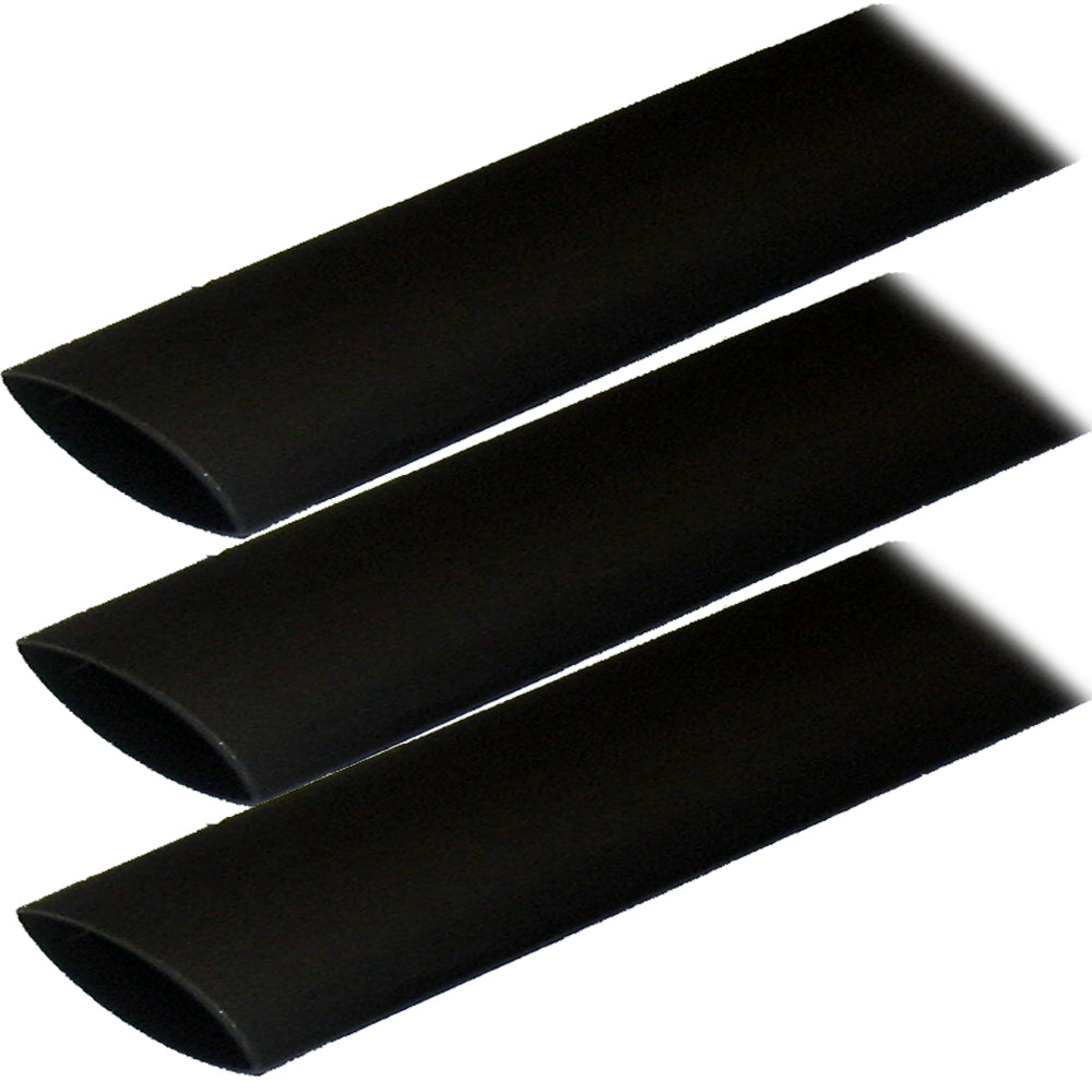 Ancor Adhesive Lined Heat Shrink Tubing (ALT) - 1" x 3" - 3-Pack - Black [307103] 1st Class Eligible Brand_Ancor Electrical Electrical | Wire Management