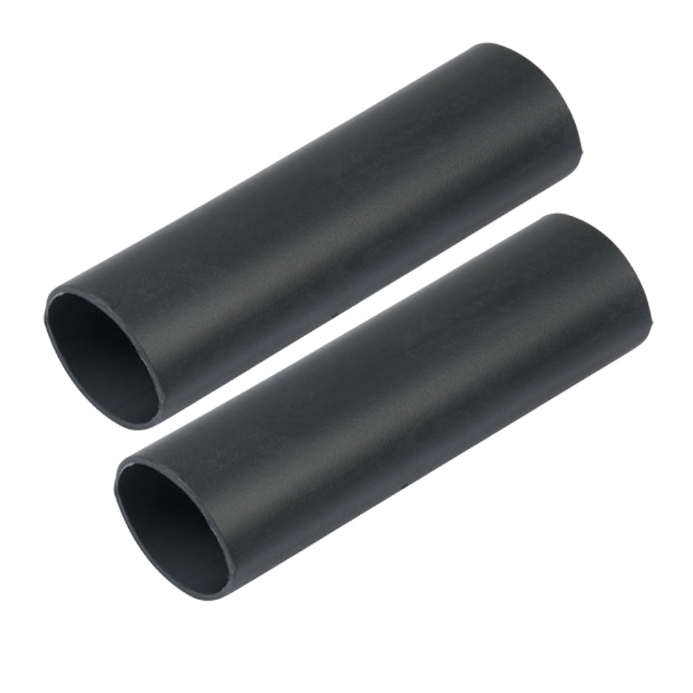 Ancor Heavy Wall Heat Shrink Tubing - 1" x 12" - 2-Pack - Black [327124] 1st Class Eligible Brand_Ancor Electrical Electrical | Wire Management
