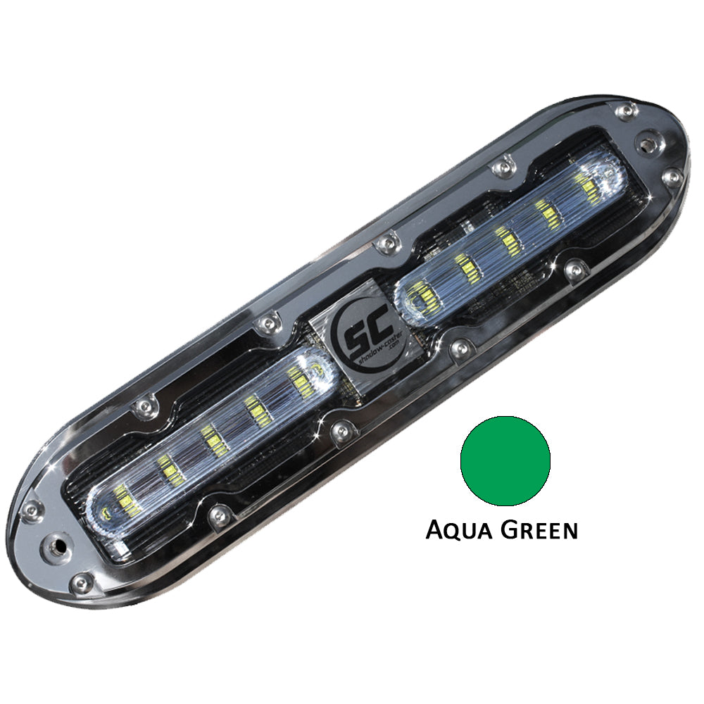 Shadow-Caster SCM-10 LED Underwater Light w/20' Cable - 316 SS Housing - Aqua Green [SCM-10-AG-20] Brand_Shadow-Caster LED Lighting Lighting Lighting | Underwater Lighting MRP