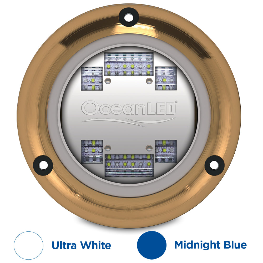 OceanLED Sport S3124s Underwater LED Light - Ultra White/Midnight Blue [012103BW] Brand_OceanLED Lighting Lighting | Underwater Lighting