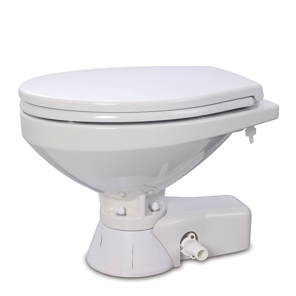 Jabsco Quiet Flush Freshwater Toilet - Regular Bowl w/Standard Close Lid - 12V [37045-4092] Brand_Jabsco Marine Plumbing & Ventilation Marine Plumbing & Ventilation | Marine Sanitation