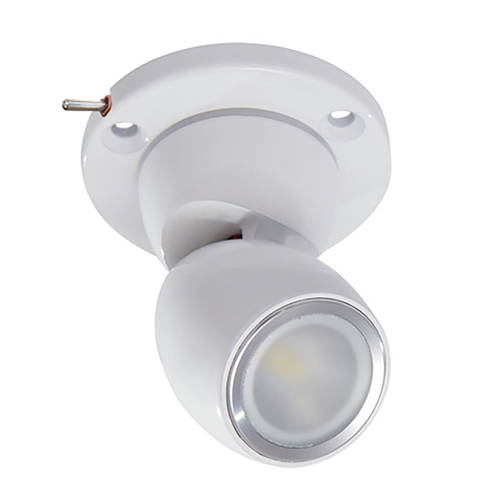 Lumitec GAI2 White Dimming, Blue/Red Non-Dimming - Heavy-Duty Base w/Built-In Switch - White Housing [111928] 1st Class Eligible Brand_Lumitec Lighting Lighting | Interior / Courtesy Light
