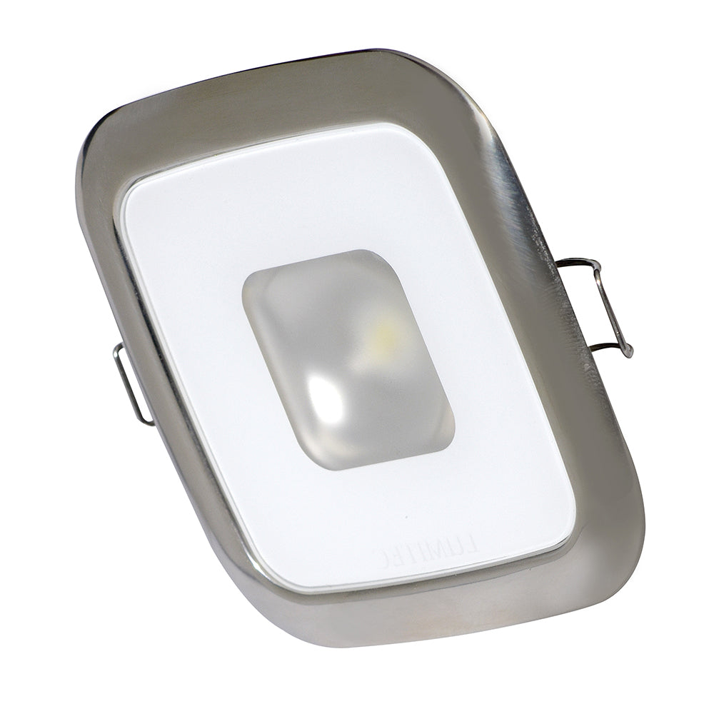 Lumitec Square Mirage Down Light - Spectrum RGBW Dimming - Polished Bezel [116117] 1st Class Eligible Brand_Lumitec Lighting Lighting | Dome/Down Lights