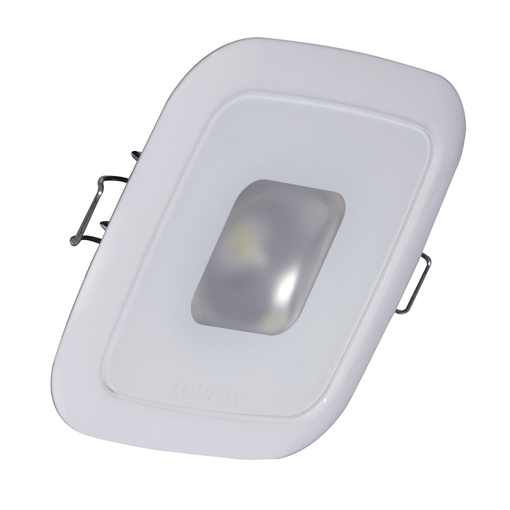 Lumitec Square Mirage Down Light - Spectrum RGBW Dimming - White Bezel [116127] 1st Class Eligible Brand_Lumitec Lighting Lighting | Dome/Down Lights