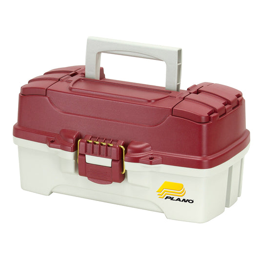 Plano 1-Tray Tackle Box w/Duel Top Access - Red Metallic/Off White [620106] Brand_Plano Outdoor Outdoor | Tackle Storage