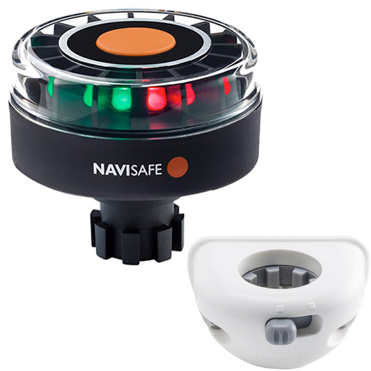 Navisafe Navilight Tricolor 2NM w/Navibolt Base Vertical Mount - White [342KIT6] 1st Class Eligible Brand_Navisafe Lighting Lighting | Navigation Lights Paddlesports Paddlesports | Navigation Lights