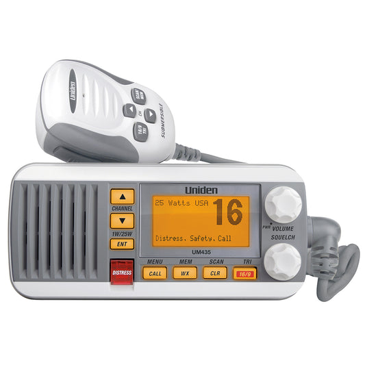 Uniden UM435 Fixed Mount VHF Radio - White [UM435] Brand_Uniden Communication Communication | VHF - Fixed Mount