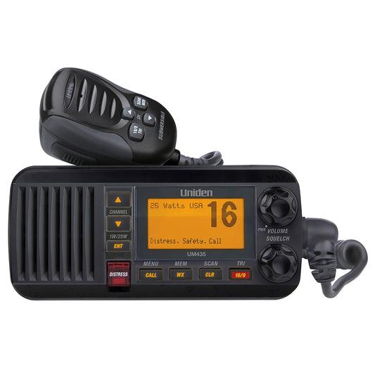 Uniden UM435 Fixed Mount VHF Radio - Black [UM435BK] Brand_Uniden Communication Communication | VHF - Fixed Mount