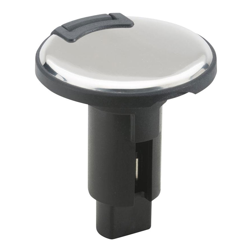 Attwood LightArmor Plug-In Base - 3 Pin - Stainless Steel - Round [910R3PSB-7] 1st Class Eligible Brand_Attwood Marine Lighting Lighting | Accessories