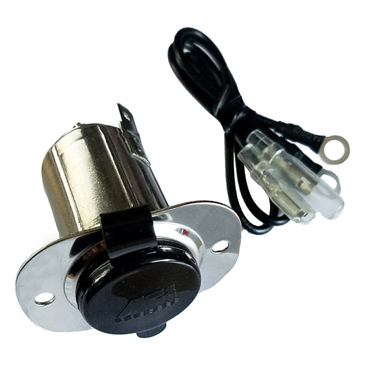 Marinco Stainless Steel 12V Receptacle w/Cap [20036] 1st Class Eligible Brand_Marinco Electrical Electrical | Accessories