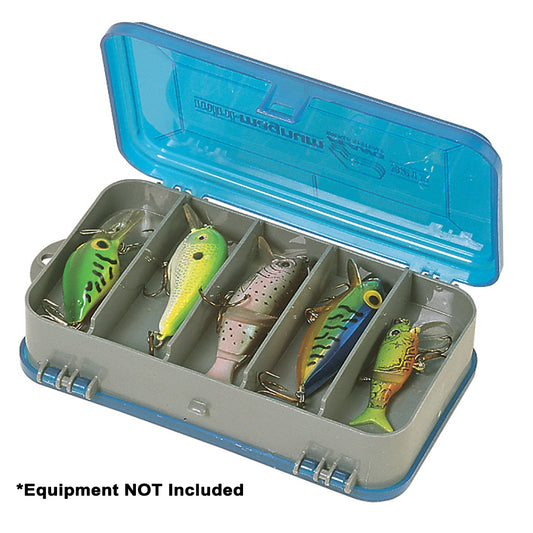 Plano Double-Sided Tackle Organizer Small - Silver/Blue [321309] 1st Class Eligible Brand_Plano Hunting & Fishing Hunting & Fishing | Tackle Storage Outdoor Outdoor | Tackle Storage Paddlesports Paddlesports | Tackle Storage