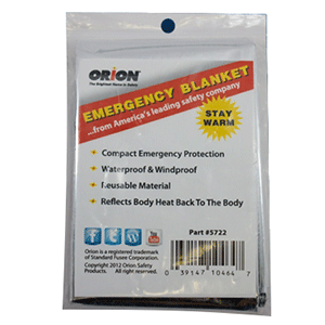 Orion Emergency Blanket [464] 1st Class Eligible Brand_Orion Marine Safety Marine Safety | Accessories Outdoor Outdoor | Foul Weather Gear