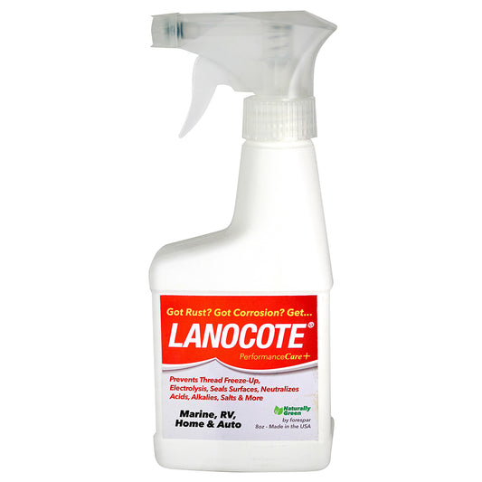 Forespar Lanocote Rust Corrosion Solution - 8 oz. [770007] Automotive/RV Automotive/RV | Accessories Boat Outfitting Boat Outfitting | Accessories Brand_Forespar Performance Products Electrical Electrical | Accessories Outdoor Outdoor | Accessories Trailering Trailering | Maintenance