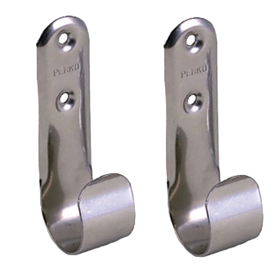 Perko Stainless Steel Boat Hook Holders - Pair [0492DP0STS] 1st Class Eligible Brand_Perko Marine Hardware Marine Hardware | Hooks & Clamps