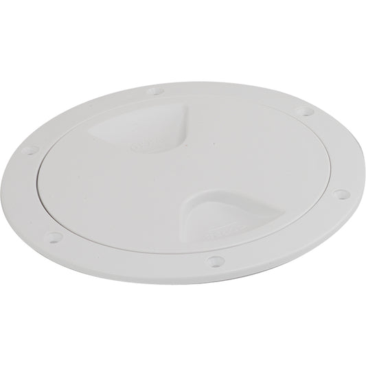 Sea-Dog Screw-Out Deck Plate - White - 4" [335740-1] 1st Class Eligible Brand_Sea-Dog Marine Hardware Marine Hardware | Deck Plates