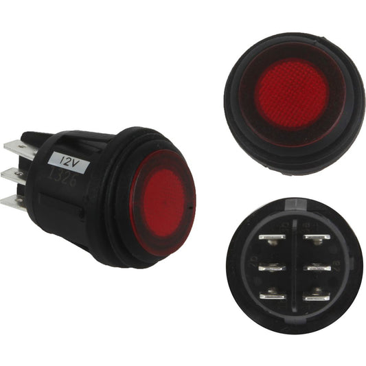 RIGID Industries 3 Position Rocker Switch - Red [40181] 1st Class Eligible Brand_RIGID Industries Lighting Lighting | Accessories MAP Restricted From 3rd Party Platforms