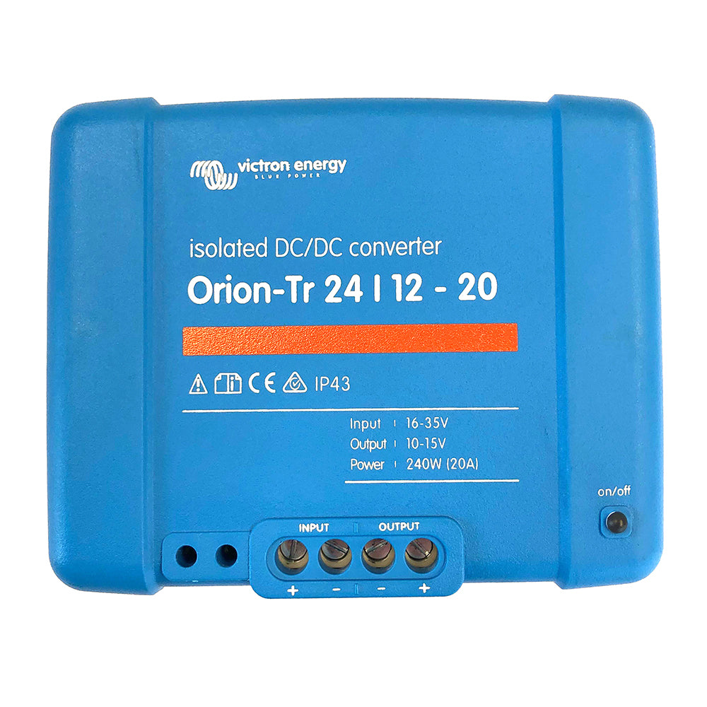 Victron Orion-TR DC-DC Converter - 24 VDC to 12 VDC - 20AMP Isolated [ORI241224110] Brand_Victron Energy Electrical Electrical | DC to DC Converters MRP Restricted From 3rd Party Platforms