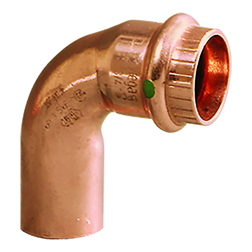 Viega Propress 1/2" - 90 Copper Elbow - Street/Press Connection - Smart Connect Technology [77347] 1st Class Eligible Brand_Viega Marine Plumbing & Ventilation Marine Plumbing & Ventilation | Fittings