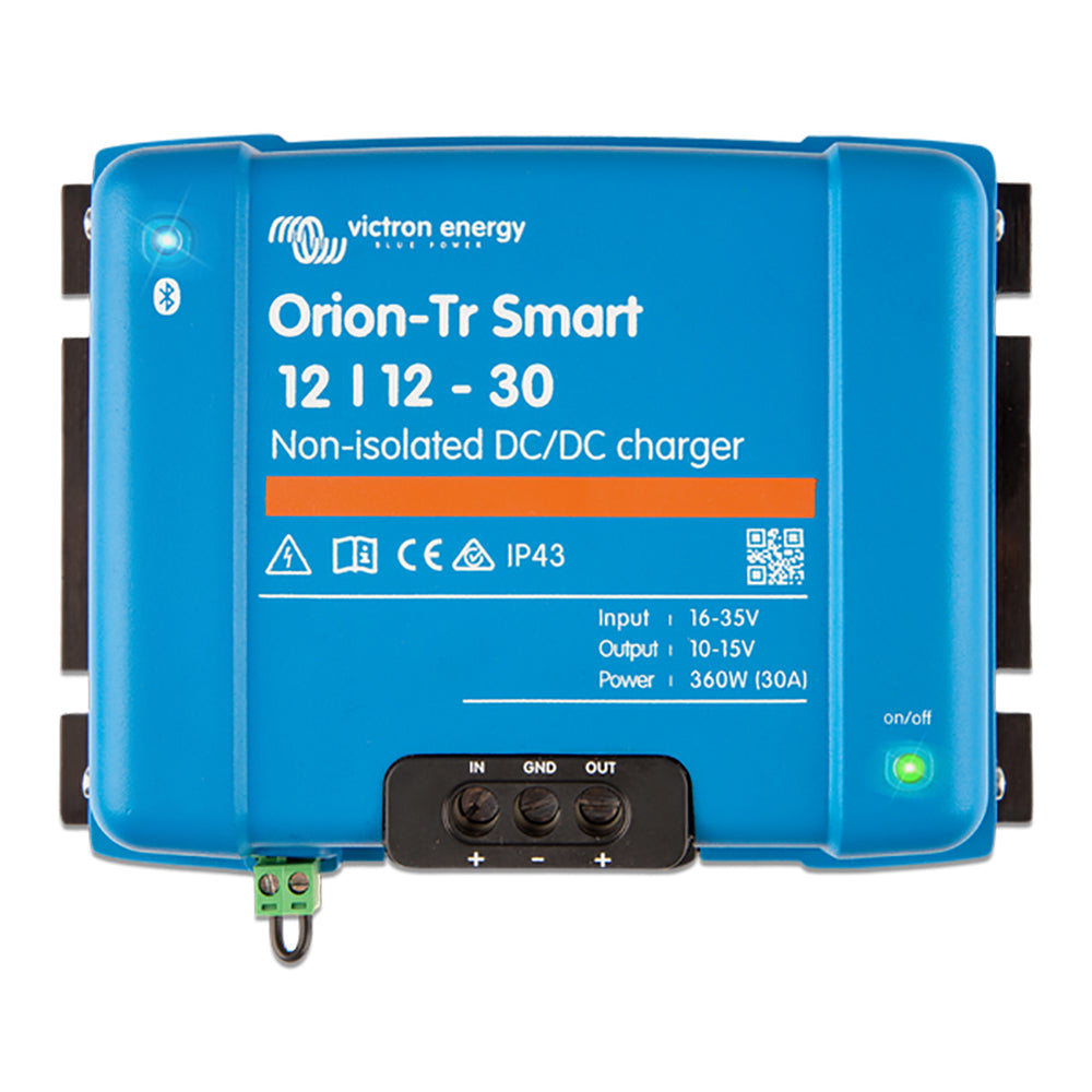 Victron Energy Orion-TR Smart 12/12-30 30A (360W) Non-Isolated DC-DC Charger or Power Supply [ORI121236140] Brand_Victron Energy Electrical Electrical | Battery Chargers Electrical | Battery Management Electrical | DC to DC Converters MRP Restricted From 3rd Party Platforms