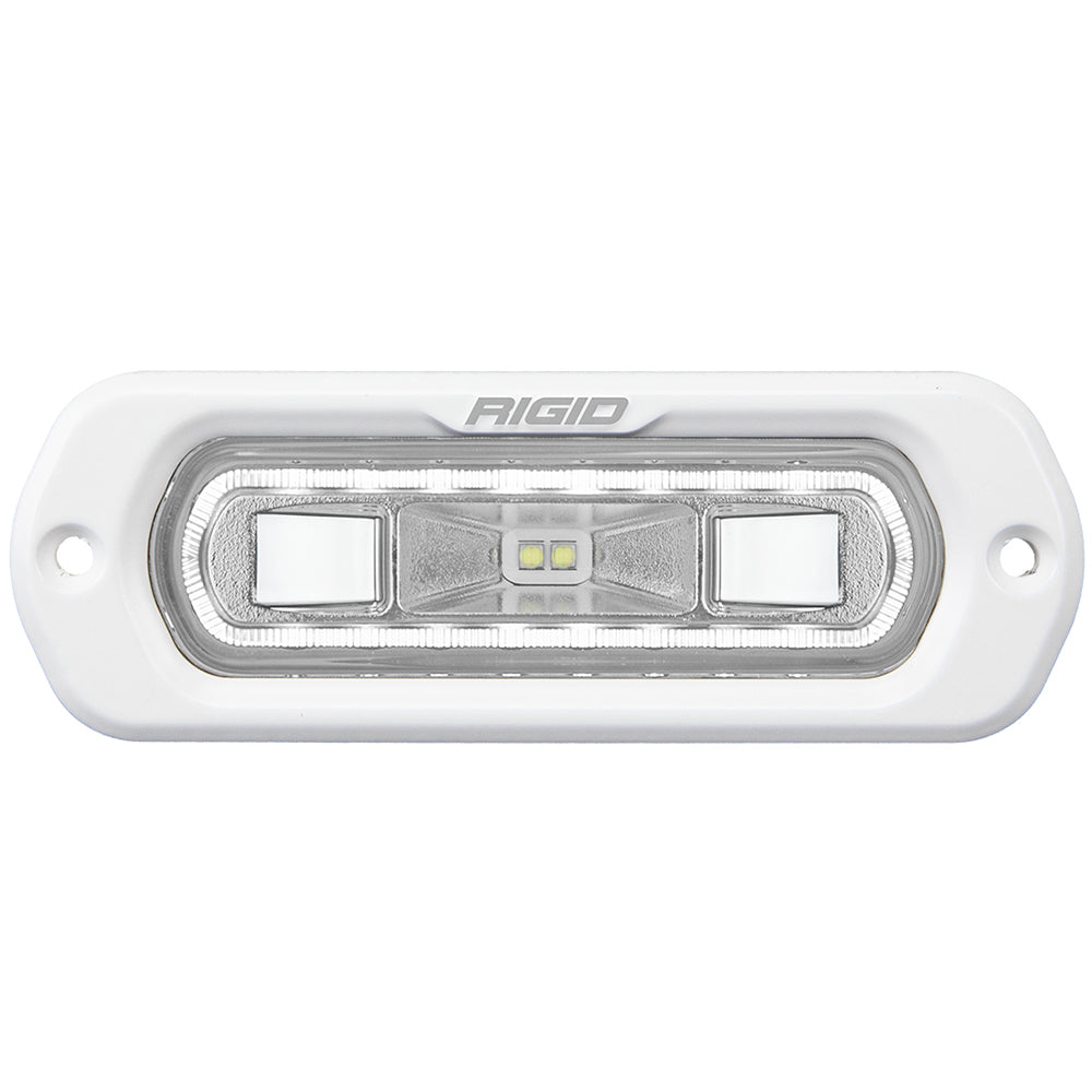 RIGID Industries SR-L Series Marine Spreader Light - White Flush Mount - White Light w/White Halo [51200] Brand_RIGID Industries Lighting Lighting | Flood/Spreader Lights MAP Restricted From 3rd Party Platforms