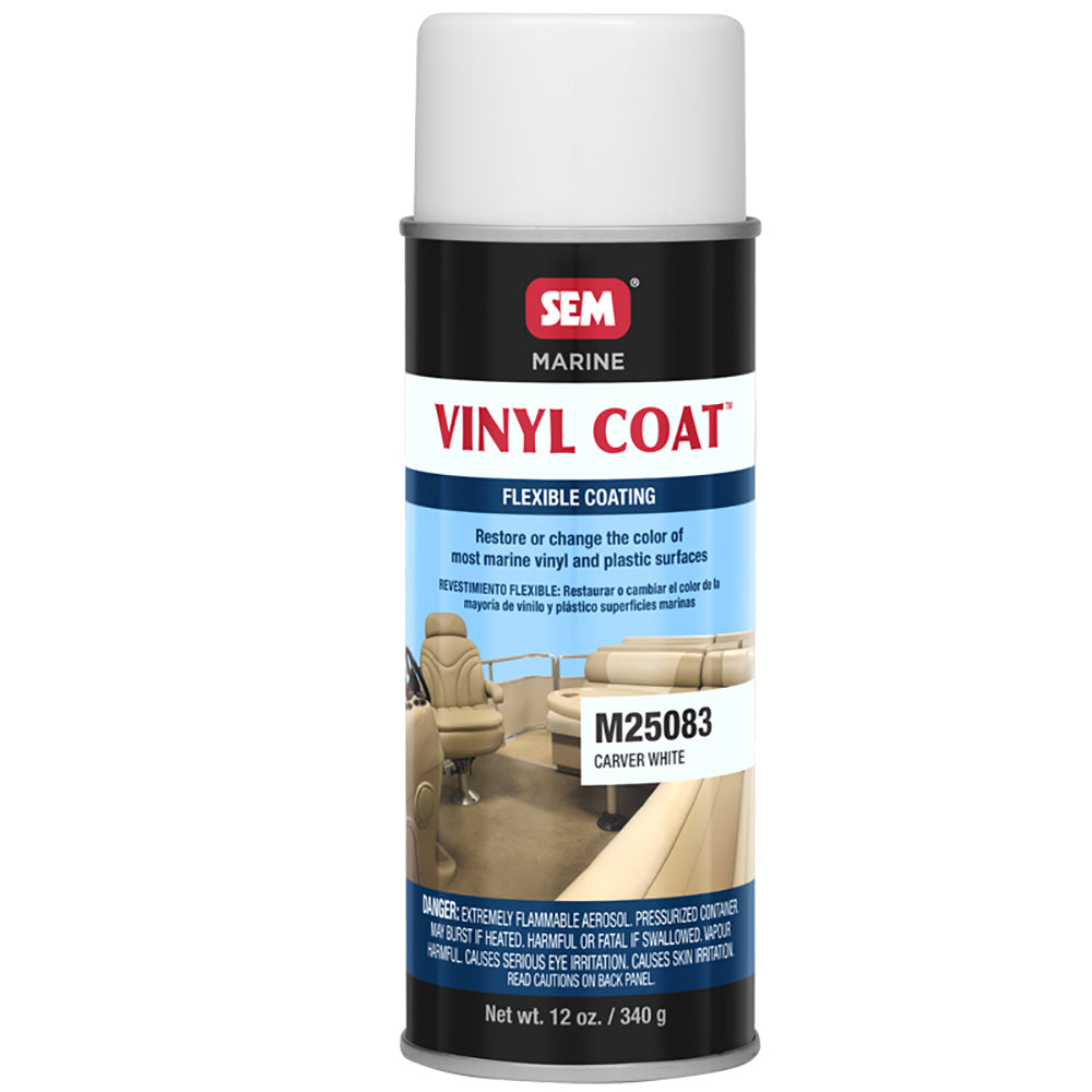 SEM Vinyl Coat - Carver White - 12oz [M25083] Boat Outfitting Boat Outfitting | Accessories Brand_SEM