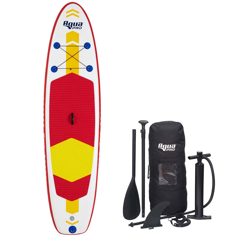 Aqua Leisure 10 Inflatable Stand-Up Paddleboard Drop Stitch w/Oversized Backpack f/Board Accessories [APR20925] Brand_Aqua Leisure Clearance Specials Watersports Watersports | Inflatable Kayaks/SUPs