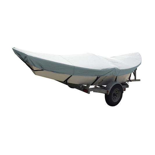 Carver Poly-Flex II Styled-to-Fit Boat Cover f/16 Drift Boats - Grey [74300F-10] Boat Outfitting Boat Outfitting | Winter Covers Brand_Carver by Covercraft Winterizing Winterizing | Winter Covers