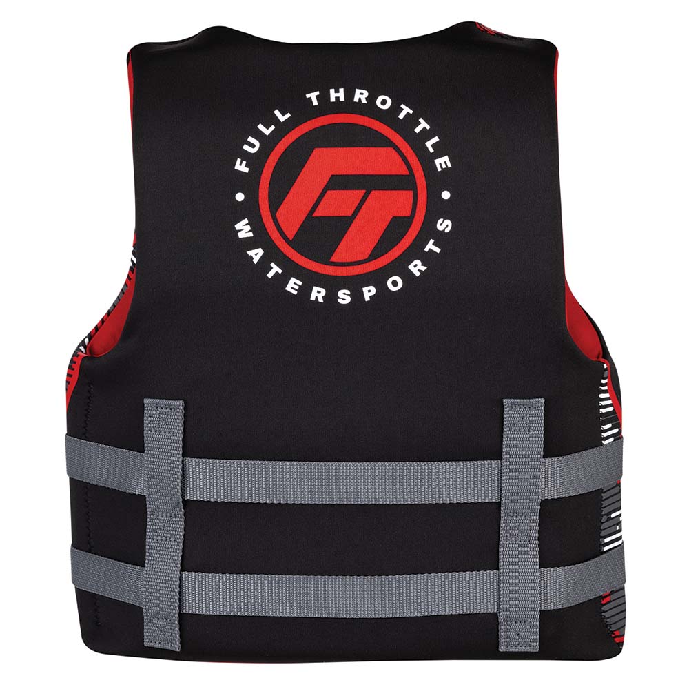 Full Throttle Youth Rapid-Dry Life Jacket - Red/Black [142100-100-002-22] Brand_Full Throttle Marine Safety Marine Safety | Personal Flotation Devices Watersports Watersports | Life Vests
