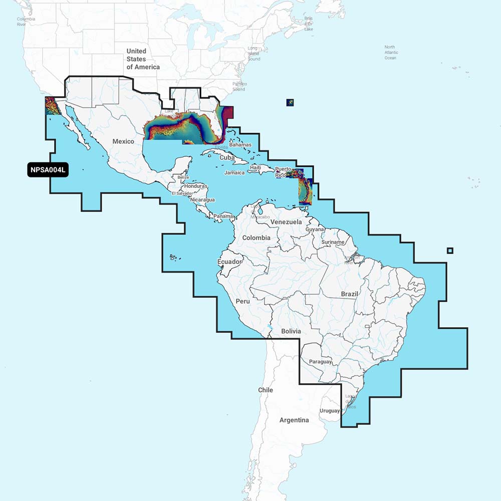 Navionics Platinum+ NPSA004L - Mexico, Caribbean to Brazil [010-C1364-40] 1st Class Eligible Brand_Navionics Cartography Cartography | Navionics Platinum Plus Specials