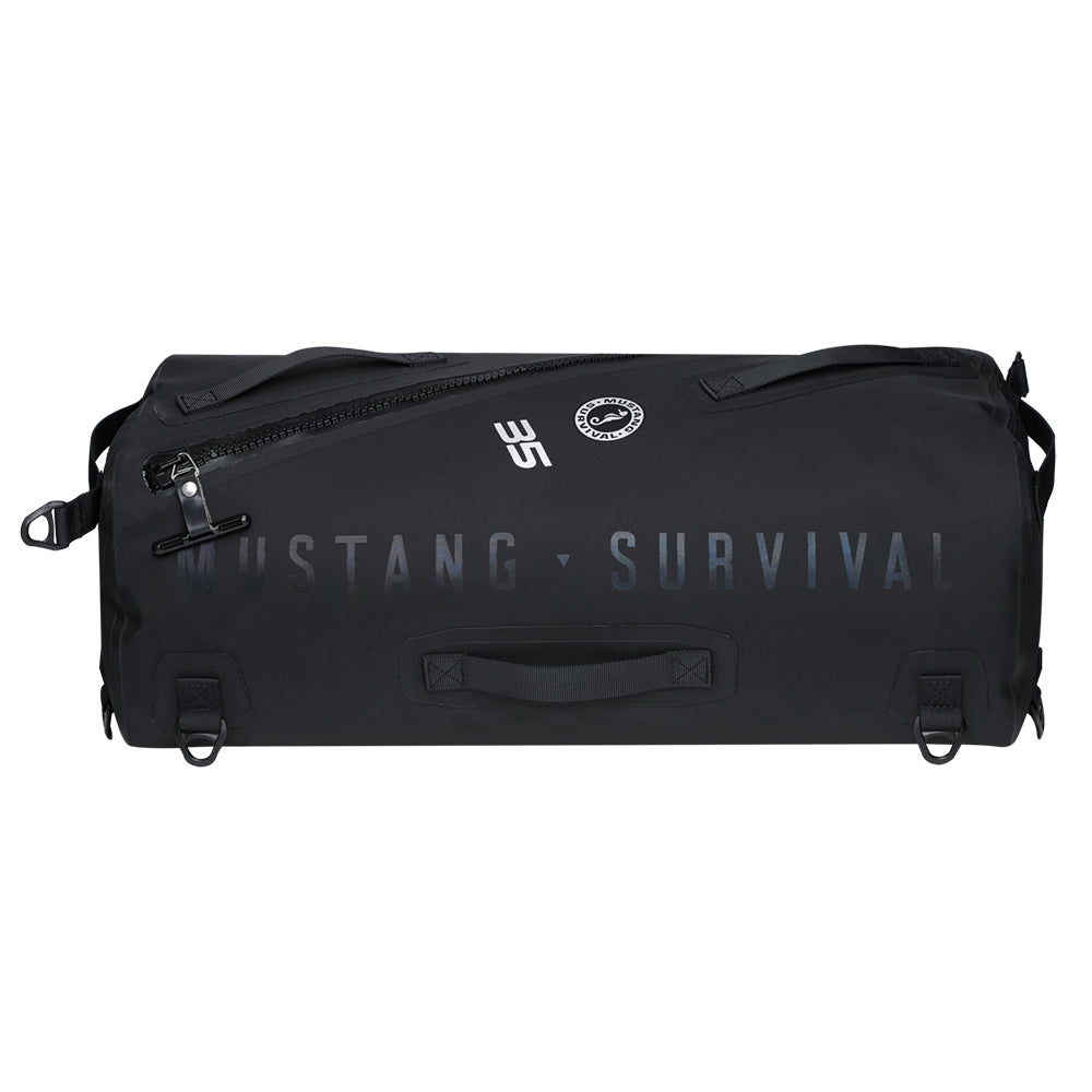 Mustang Greenwater 35L Submersible Deck Bag - Black [MA261102-13-0-202] Brand_Mustang Survival Camping Camping | Waterproof Bags & Cases MRP Outdoor Outdoor | Waterproof Bags & Cases