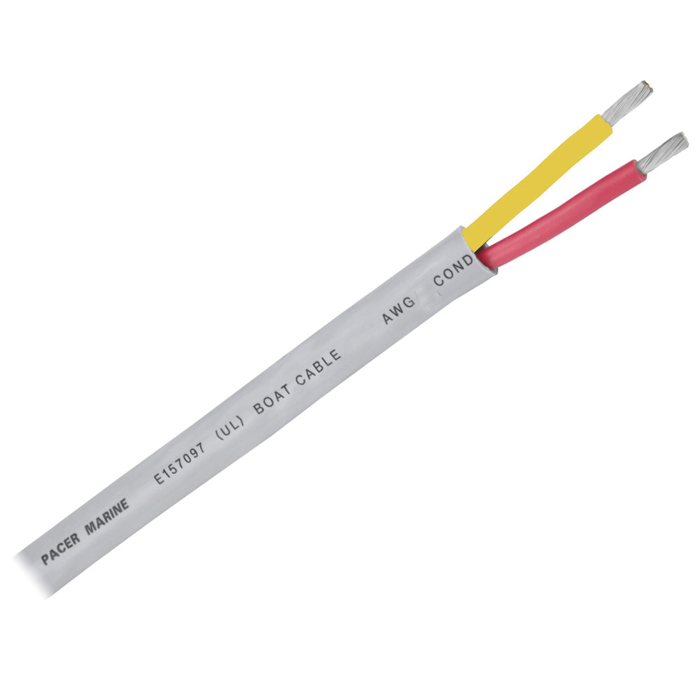 Pacer 14/2 AWG Round Safety Duplex Cable - Red/Yellow - 100 [WR14/2RYW-100] Brand_Pacer Group Electrical Electrical | Wire