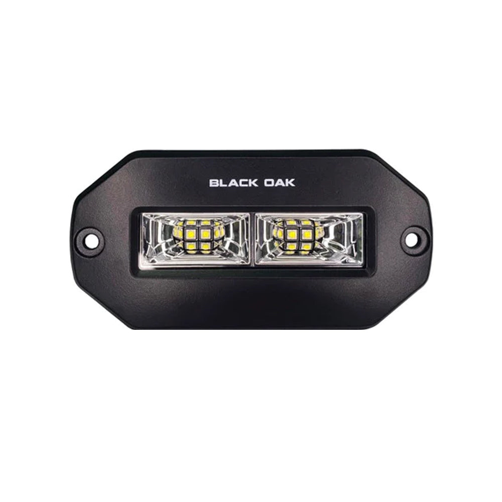 Black Oak Pro Series 4" Flush Mount Spreader Light - Black Housing [4BFMSL-S] Brand_Black Oak LED Lighting Lighting | Flood/Spreader Lights MAP