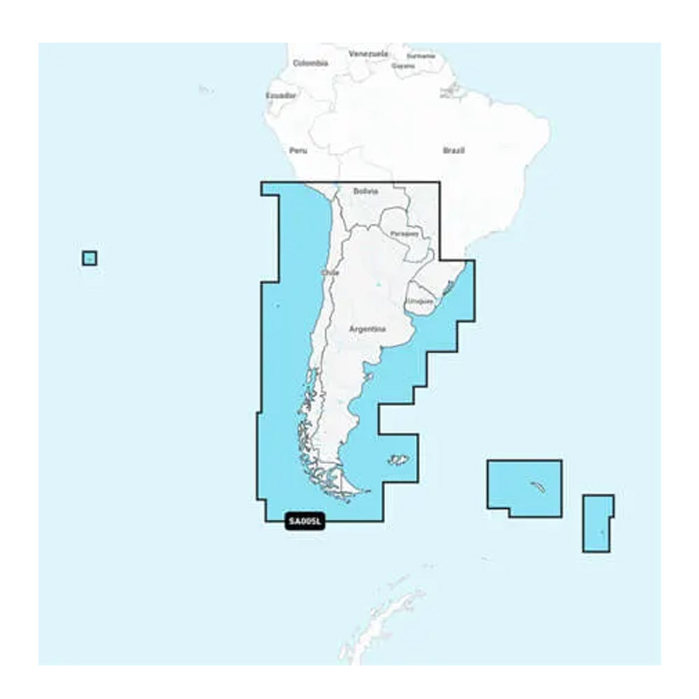 Garmin Navionics+ NSSA005L - Chile, Argentina Easter Island - Marine Chart [010-C1286-20] 1st Class Eligible Brand_Garmin Cartography Cartography | Garmin Navionics+ Foreign