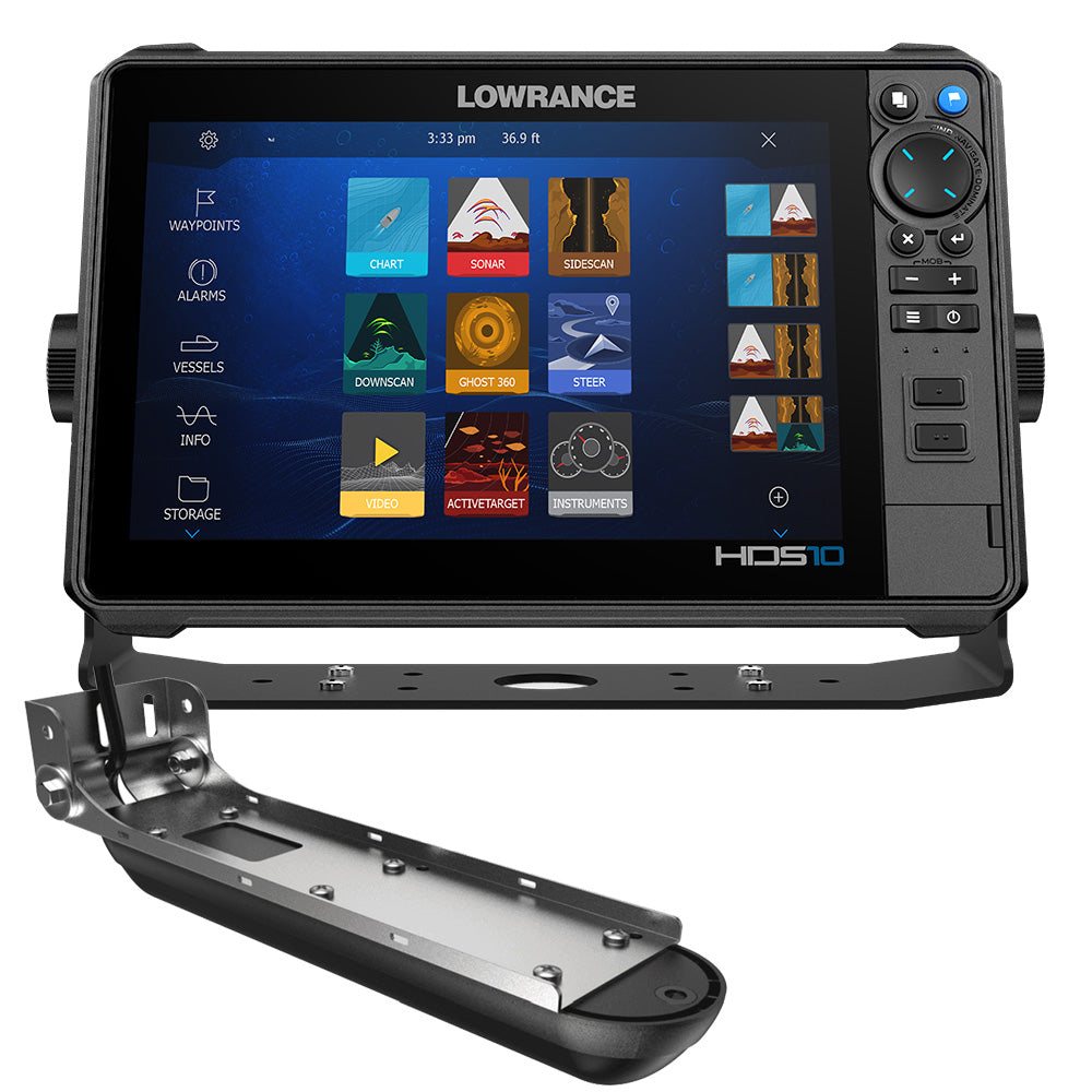 Lowrance HDS PRO 10 - w/ Preloaded C-MAP DISCOVER OnBoard Active Imaging HD Transducer [000-15984-001] Brand_Lowrance Marine Navigation & Instruments Marine Navigation & Instruments | GPS - Fishfinder Combos MRP Rebates Restricted From 3rd Party Platforms