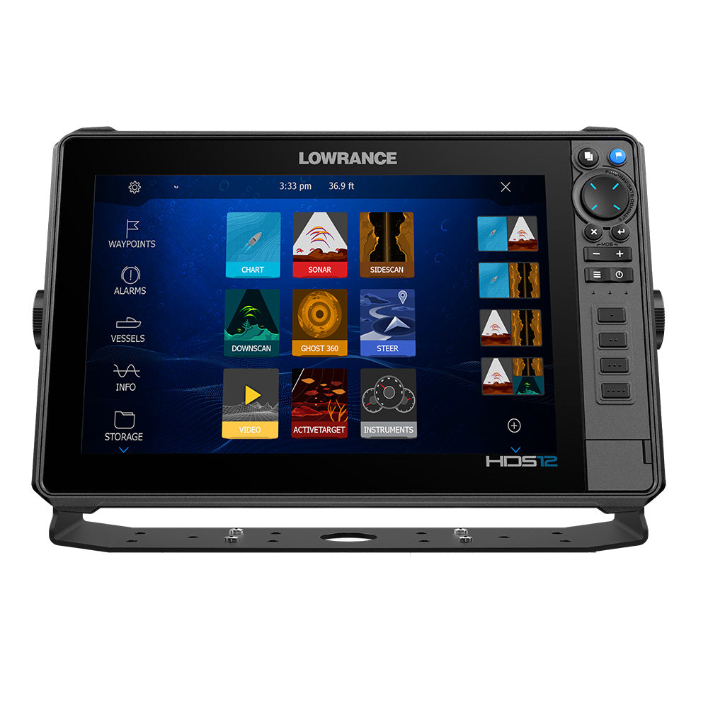Lowrance HDS PRO 12 - w/ Preloaded C-MAP DISCOVER OnBoard - No Transducer [000-16002-001] Brand_Lowrance Marine Navigation & Instruments Marine Navigation & Instruments | GPS - Fishfinder Combos MRP Rebates Restricted From 3rd Party Platforms