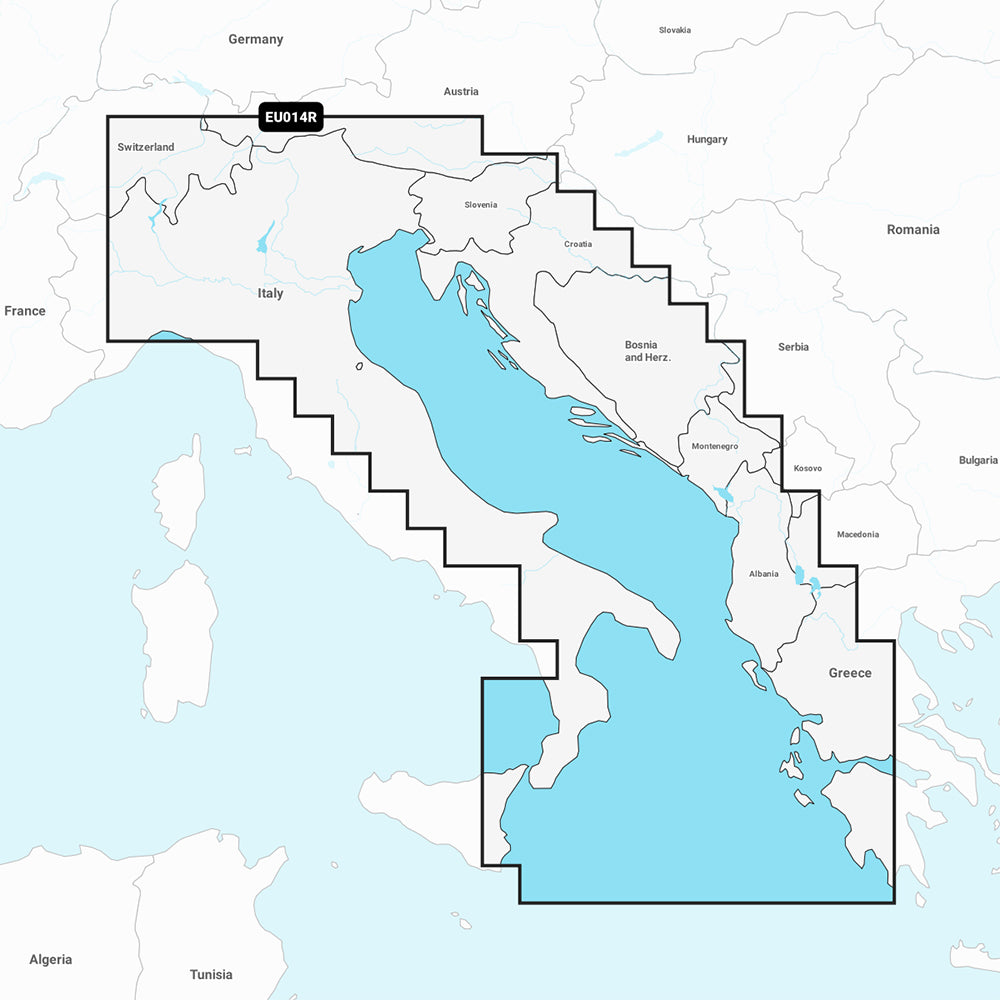Garmin Navionics Vision+ NVEU014R - Italy, Adriatic Sea - Marine Chart [010-C1239-00] 1st Class Eligible Brand_Garmin Cartography Cartography | Garmin Navionics Vision+ - Foreign