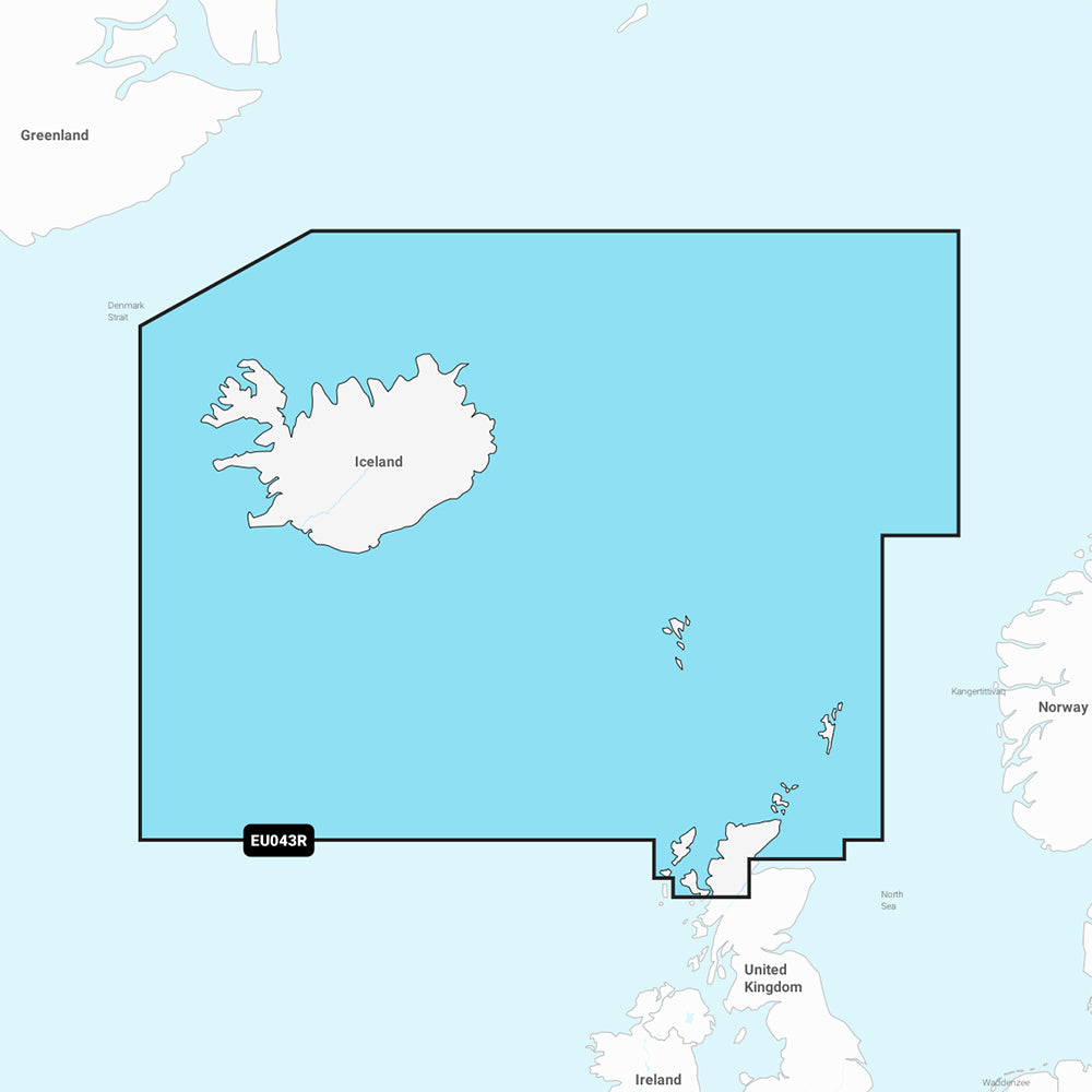 Garmin Navionics Vision+ NVEU043R - Iceland to Orkney - Marine Chart [010-C1246-00] 1st Class Eligible Brand_Garmin Cartography Cartography | Garmin Navionics Vision+ - Foreign