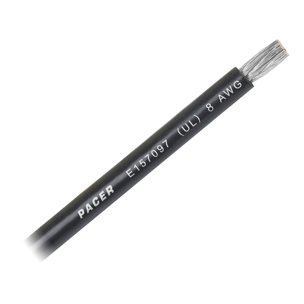 Pacer Black 8 AWG Battery Cable - Sold By The Foot [WUL8BK-FT] 1st Class Eligible Brand_Pacer Group Electrical Electrical | Wire