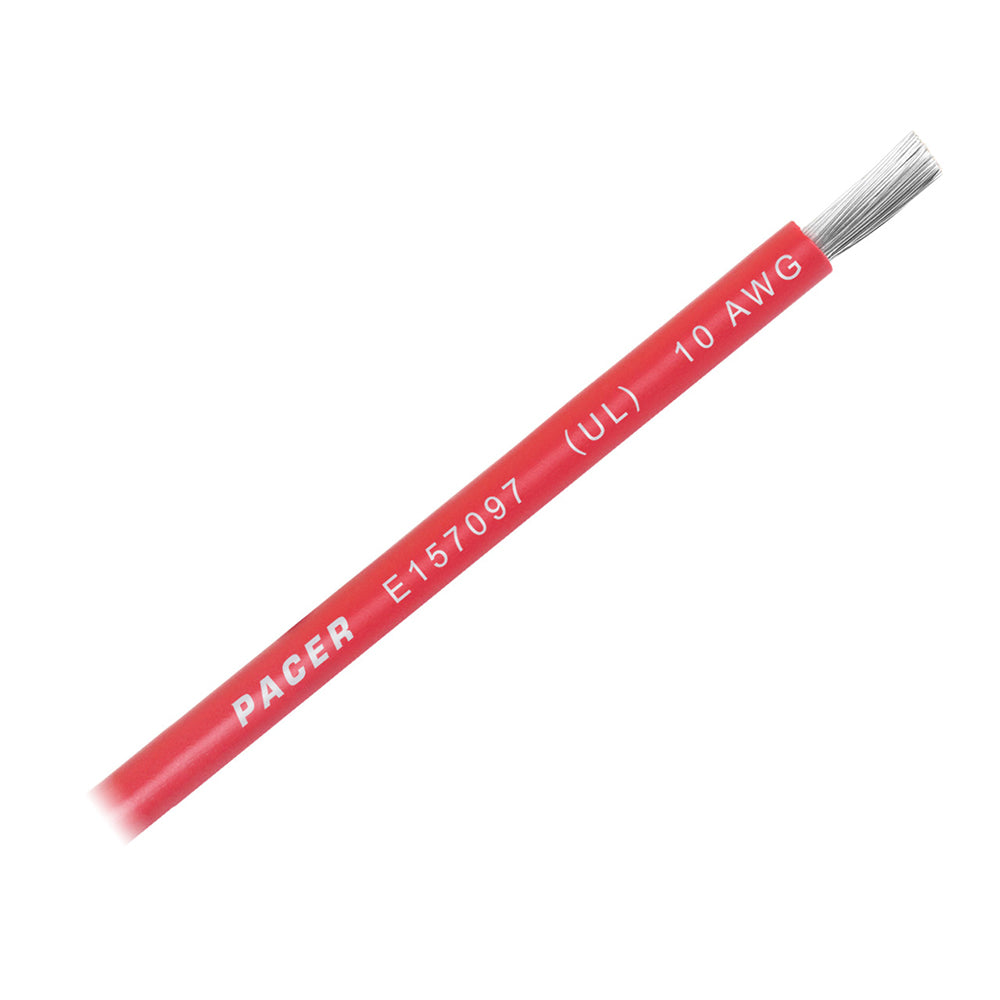 Pacer Red 10 AWG Battery Cable - Sold By The Foot [WUL10RD-FT] 1st Class Eligible Brand_Pacer Group Electrical Electrical | Wire Specials