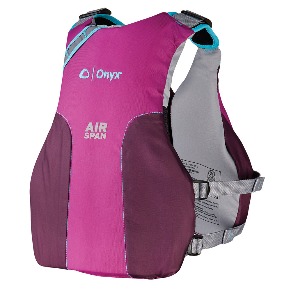 Onyx Airspan Breeze Life Jacket - M/L - Purple [123000-600-040-23] Brand_Onyx Outdoor Marine Safety Marine Safety | Personal Flotation Devices Paddlesports Paddlesports | Life Vests